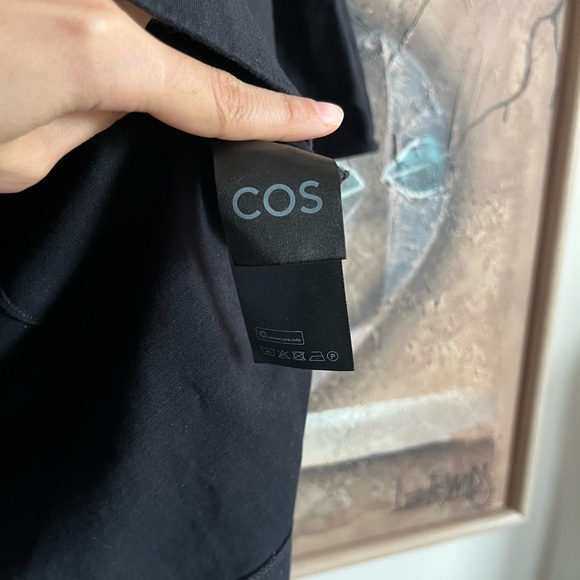 COS Wide sleeves Black Tee small - Picture 8 of 11